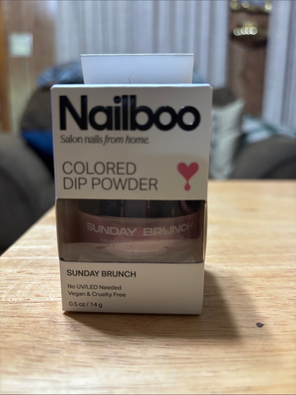 Nailboo Colored Dip Powder - Sunday Brunch Pink